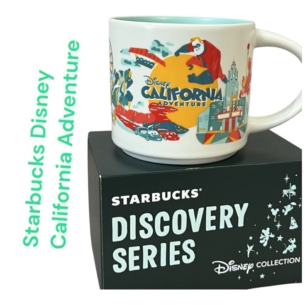 Starbucks Disney California Adventure Discovery Series Mug.NEW IN BOX